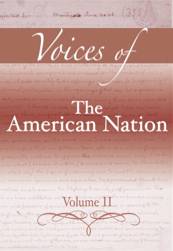 Beispielbild fr Voices of the American Nation, Volume II zum Verkauf von Hawking Books