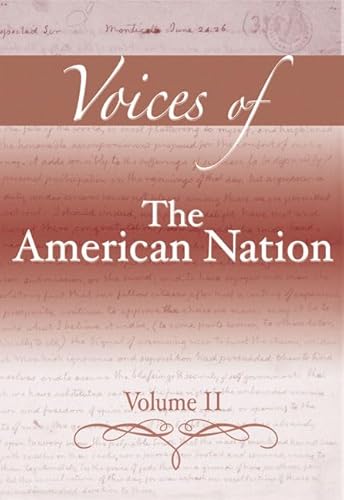 Stock image for Voices of the American Nation, Volume II for sale by Hawking Books