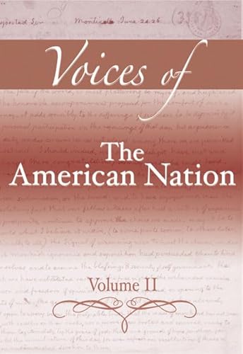 9780321395986: Voices of the American Nation, Volume II