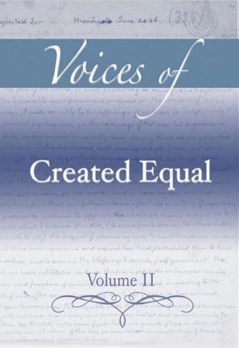 Stock image for Voices of Created Equal for sale by Better World Books Ltd