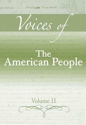 9780321396006: Voices of The American People, Volume 2