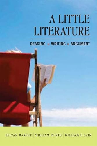 9780321396198: A Little Literature: Reading, Writing, Argument