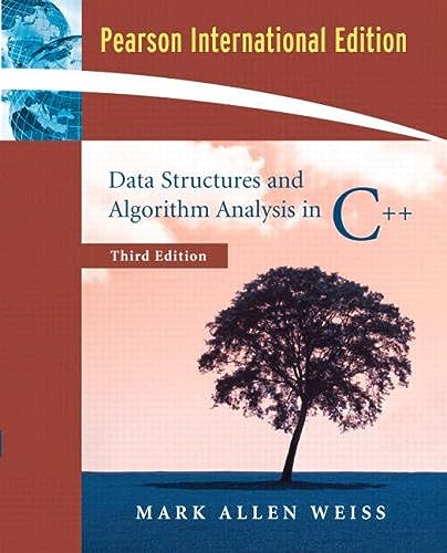 9780321397331: Data Structures and Algorithm Analysis in C++:International Edition