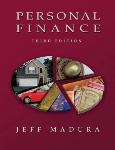 Imagen de archivo de Personal Finance with Financial PlannMadura, Jeff a la venta por Iridium_Books