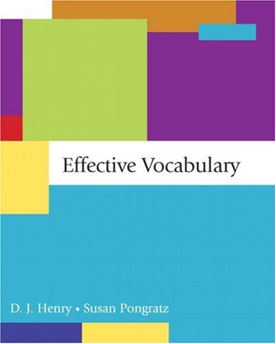 9780321410719: Effective Vocabulary
