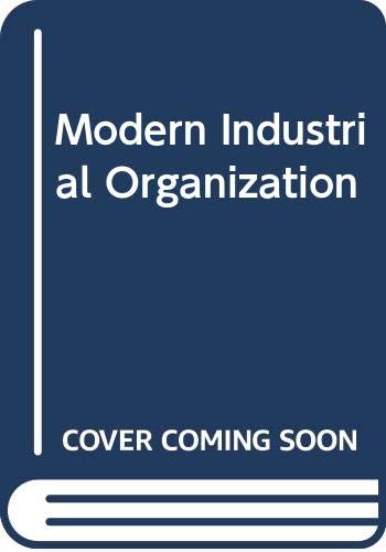 9780321410924: Modern Industrial Organization