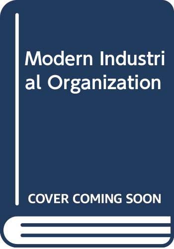 Modern Industrial Organization (9780321410924) by Dennis W. Carlton