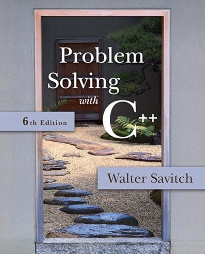 9780321412690: Problem Solving With C++