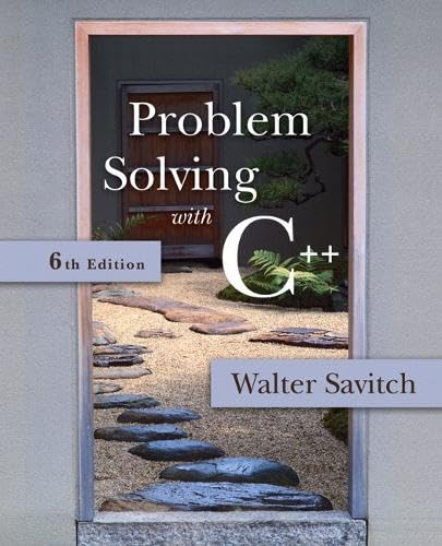 Immagine dell'editore per Problem Solving with C++ venduto da Better World Books
