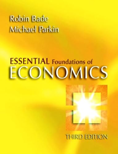 Stock image for Essential Foundations of Economics, 3rd for sale by a2zbooks