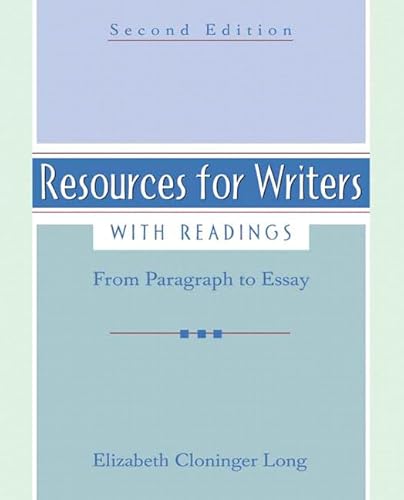 Stock image for Resources for Writers with Readings : From Paragraph to Essay for sale by Better World Books