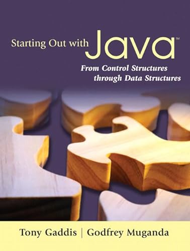 Beispielbild fr Starting Out with Java : From Control Structures Through Data Structures zum Verkauf von Better World Books