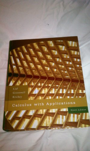 Beispielbild fr Calculus with Applications zum Verkauf von Better World Books