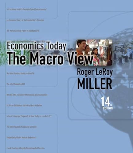 Beispielbild fr Economics Today: The Macro View (14th Edition) zum Verkauf von SecondSale