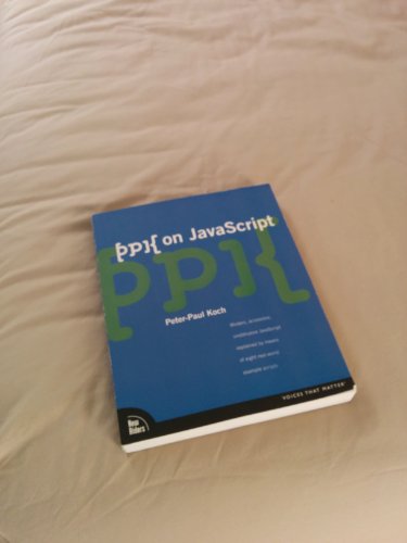 ppk on JavaScript, 1/e (9780321423306) by Koch, Peter-Paul