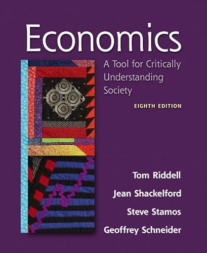 Stock image for Economics: A Tool for Critically Understanding Society (8th Edition) for sale by More Than Words