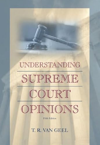 Beispielbild fr Understanding Supreme Court Opinions zum Verkauf von ThriftBooks-Dallas