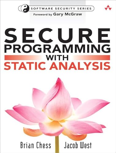 Imagen de archivo de Secure Programming with Static Analysis a la venta por BooksRun