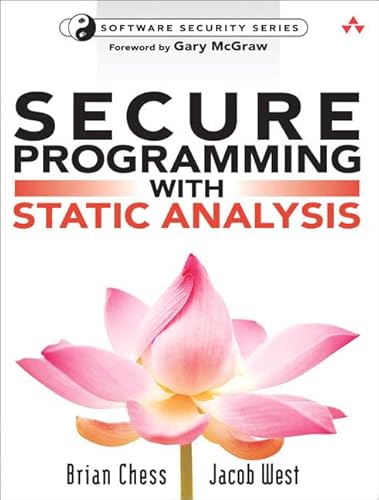 9780321424778: Secure Programming with Static Analysis