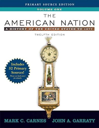 Stock image for American Nation: A History of the United States to 1877; for sale by ThriftBooks-Atlanta