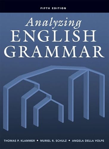 Imagen de archivo de Analyzing English Grammar a la venta por ThriftBooks-Atlanta