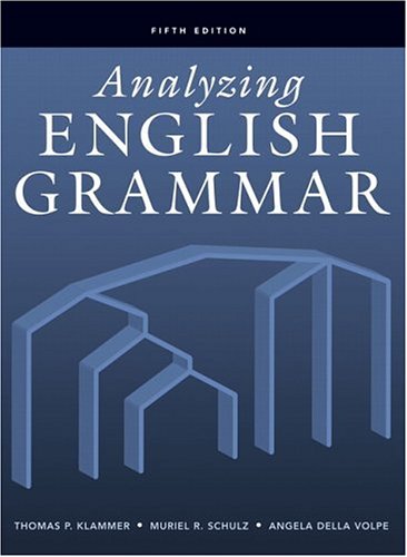 9780321426185: Analyzing English Grammar