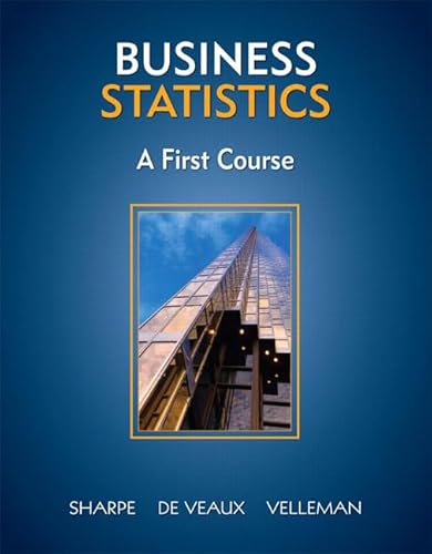 Stock image for Business Statistics : A First Course for sale by Better World Books