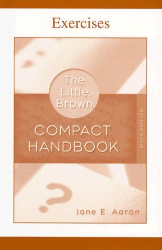 Stock image for Exercise Book for The Little, Brown Compact Handbook for sale by BookHolders