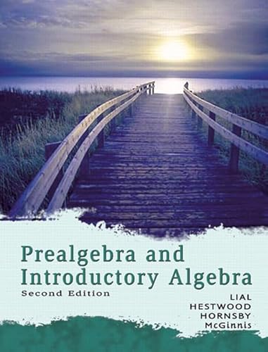 9780321433466: Prealgebra and Introductory Algebra (2nd Edition)