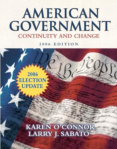 Imagen de archivo de American Government: Continuity and Change a la venta por ThriftBooks-Dallas