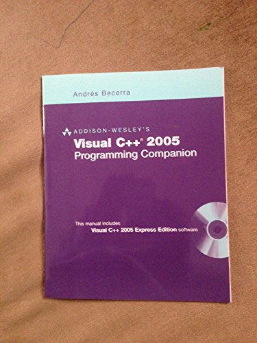 Stock image for Addison-Wesley's Visual C++ 2005 Programming Companion for sale by HPB-Red