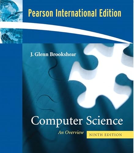 Stock image for Computer Science : An Overview for sale by Better World Books