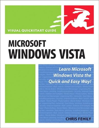 Imagen de archivo de Microsoft Windows Vista : Visual QuickStart Guide a la venta por Better World Books: West