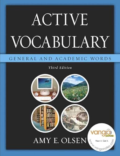 Beispielbild fr Active Vocabulary : General and Academic Words zum Verkauf von Better World Books