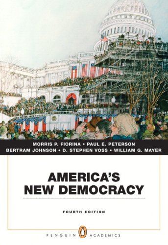 America's New Democracy Value Package (includes MyPoliSciLab Student Access for American Government) (9780321442017) by Fiorina, Morris P.; Peterson, Paul E.; Johnson, Bertram; Mayer, William G.; Voss, D. Stephen