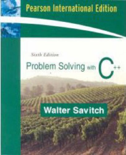 9780321442635: Problem Solving with C++: International Edition
