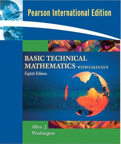 Imagen de archivo de Basic Technical Mathematics with Calculus: Eighth Edition a la venta por Books@Ruawai