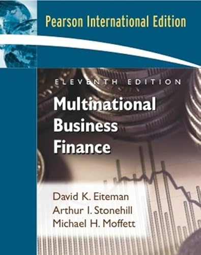 Beispielbild fr Multinational Business Finance: International Edition zum Verkauf von MusicMagpie