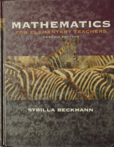 Stock image for Mathematics for Elementary Teachers for sale by ThriftBooks-Dallas