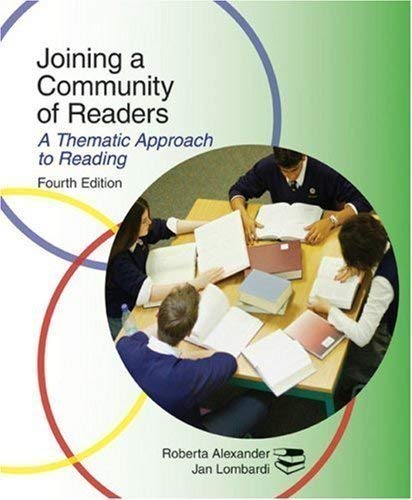 9780321451323: Joining a Community of Readers: A Theamtic Approach to Reading