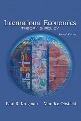 Imagen de archivo de International Economics: Theory and Policy plus MyEconLab plus eBook 1-semester Student Access Kit (7th Edition) a la venta por HPB-Red