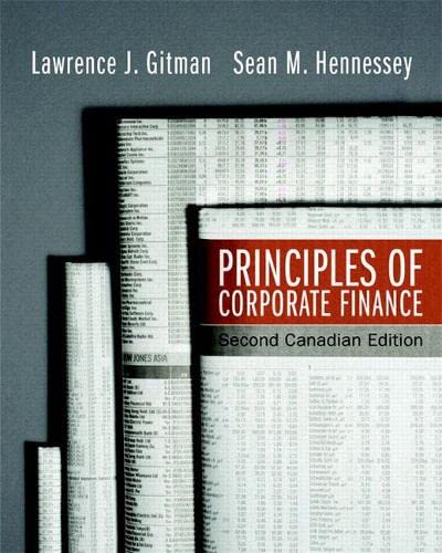 Imagen de archivo de Principles of Corporate Finance, Second Canadian Edition a la venta por Better World Books