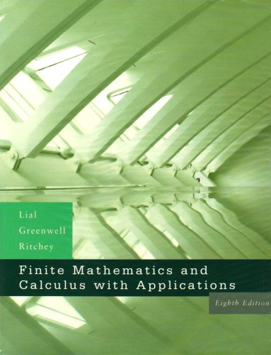 Imagen de archivo de Finite Mathematics and Calculus With Applications a la venta por HPB-Red