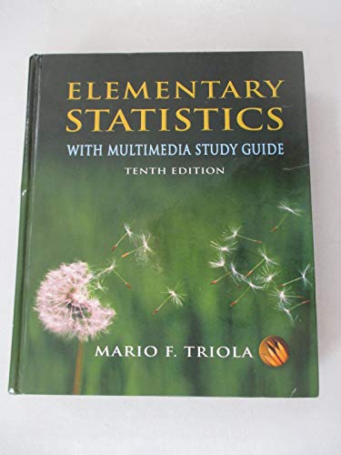 Imagen de archivo de Elementary Statistics With Multimedia Study Guide (10th Edition) a la venta por SecondSale