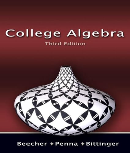 9780321466075: College Algebra