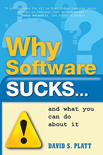 Beispielbild fr Why Software Sucks.and What You Can Do About It zum Verkauf von SecondSale