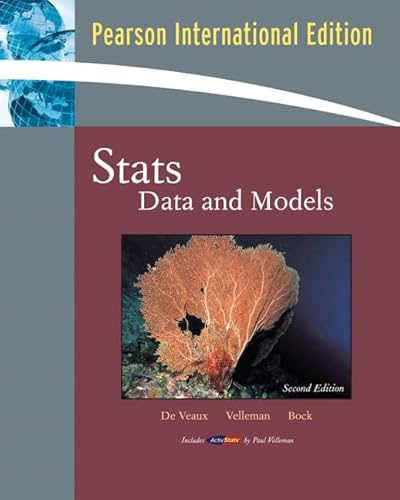 Imagen de archivo de Stats: Data and Models: International Edition a la venta por MusicMagpie