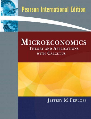 Beispielbild fr Microeconomics: Theory and Applications with Calculus: International Edition zum Verkauf von WorldofBooks