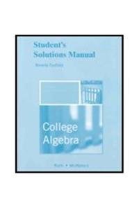 Imagen de archivo de Student Solutions Manual for College Algebra a la venta por ThriftBooks-Atlanta