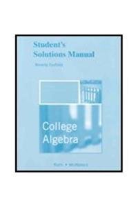 9780321482365: Student Solutions Manual for College Algebra